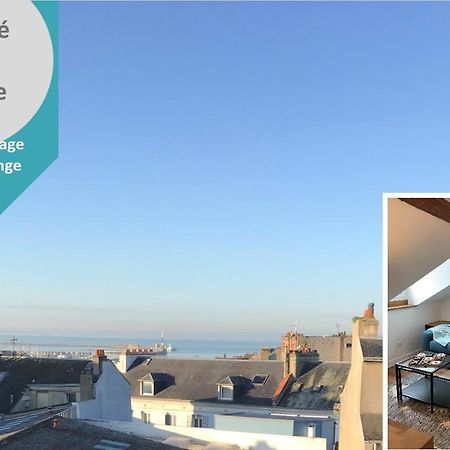 Appart Lh L'Estuaire - F2 Vue Mer Proximite Plage Le Havre Dış mekan fotoğraf